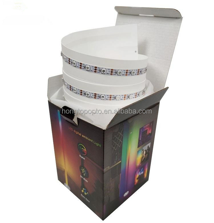 Lâmpada de chão LED inteligente de 80lm/w Atmosfera doméstica com câmbio de cores USB RGB e controlador IR