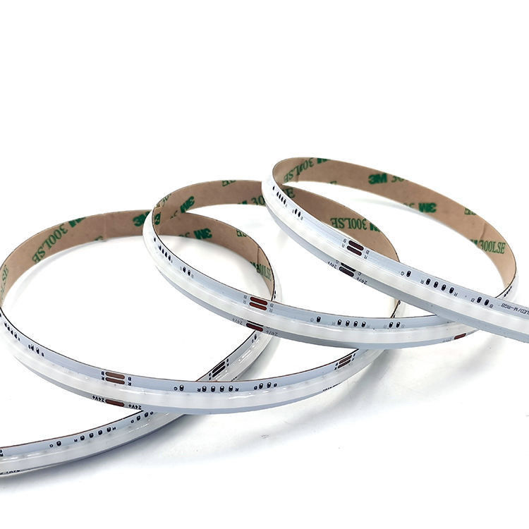 12V 24V de baixa tensão Cob Led Strip Light RGB Perfeito para iluminação e design de circuitos
