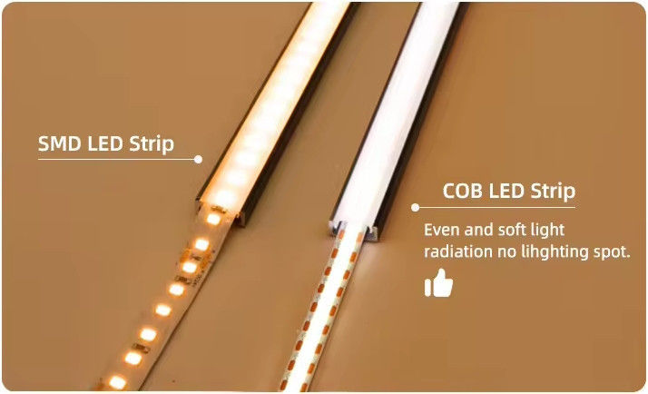 Alta CRI Ra 90 COB LED Strip Light A escolha perfeita para iluminação interior e exterior