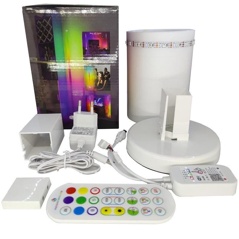 1800lm LED Câmbio de cor Ambient Corner Light RGB Colorido Lâmpada de chão de controle remoto