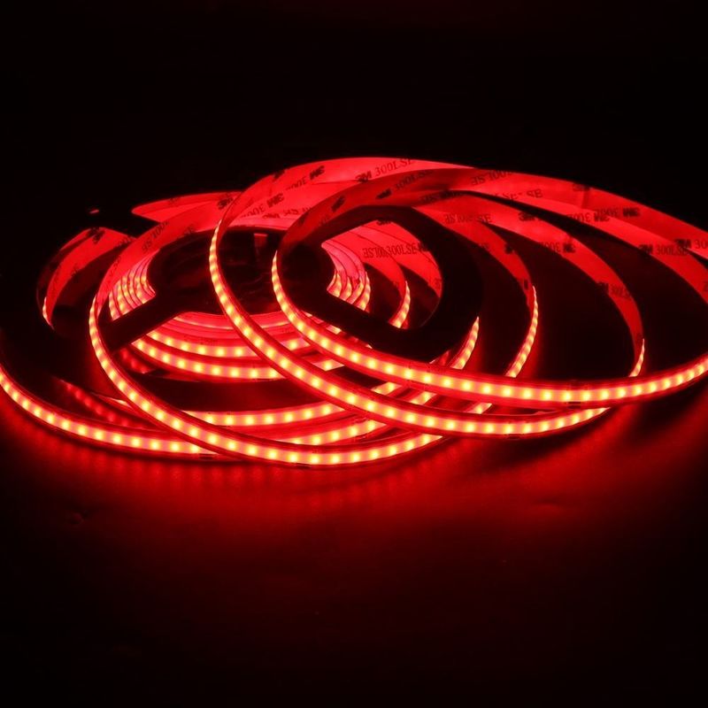 12v 24v 576LEDs RGB Temperatura de cor Cob Led Strip Light Dimmable com e CRI Ra 90