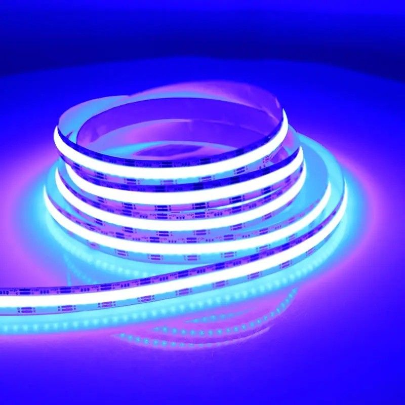 Fornecer flexível digital RGB COB LED Strip Light com 50000 horas de tempo de trabalho e 3-