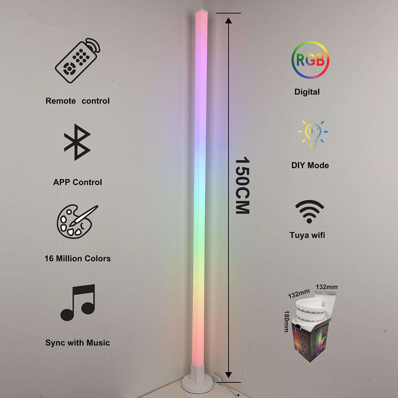 200lm DIY App Control RGB de Natal Câmbio de cor Ambient Floor Light para decoração residencial