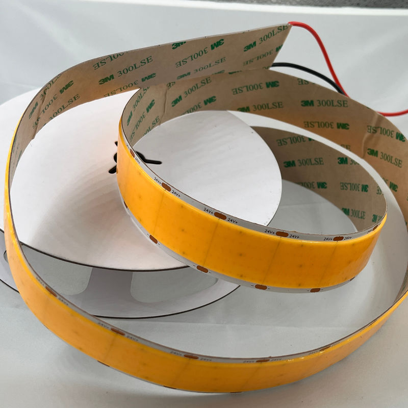 COB LED Strip Super Wide 30mm 1600chips 40W/M 2700k 3000k 6500k DC24V para Projeto de Tecto