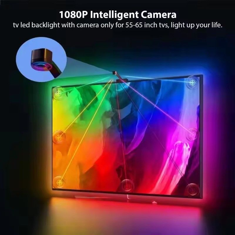Tecnologia de Conectividade DC Wifi Imersão TV LED Backlights para 65-75 polegadas Assistente