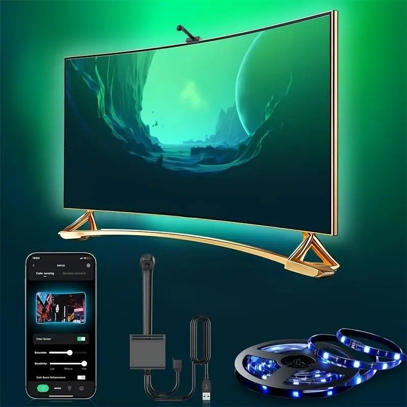 Tecnologia de Conectividade DC Wifi Imersão TV LED Backlights para 65-75 polegadas Assistente
