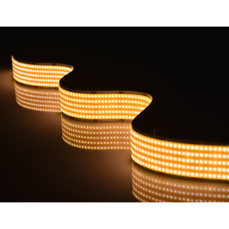 3000K/4000K/6000K Temperatura de cor 1600leds/m COB LED Strip para iluminação profissional