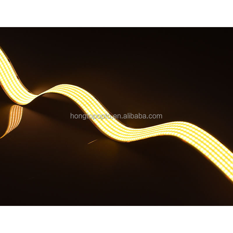 3- Ultra Wide 24V Branco Quente Branco COB LED Strip Light para Iluminação Decorativa LED 90Ra