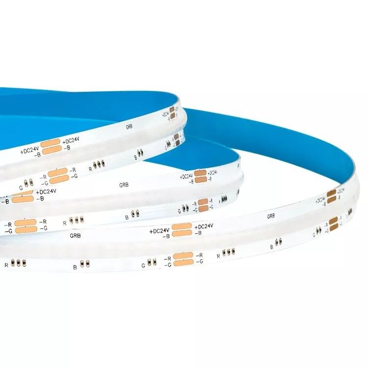 RGB Flexible Strip 756leds COB DC 12V LED Strip Light com 100lm/w Eficiência luminosa