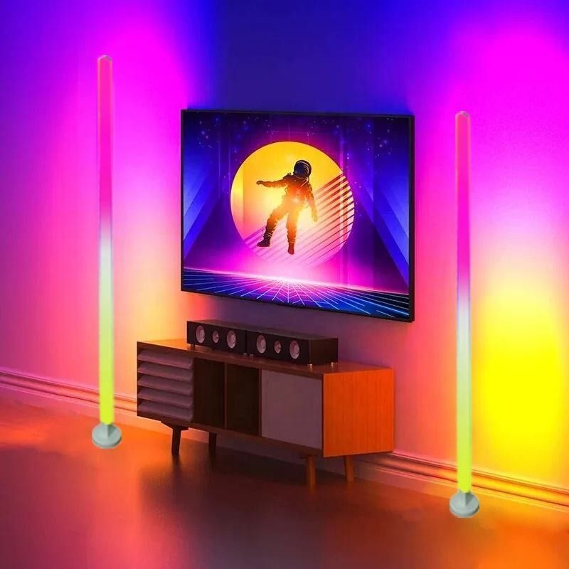 IP44 DC5V Magic Music LED Floor Ambient Light Strip com APP e controle remoto