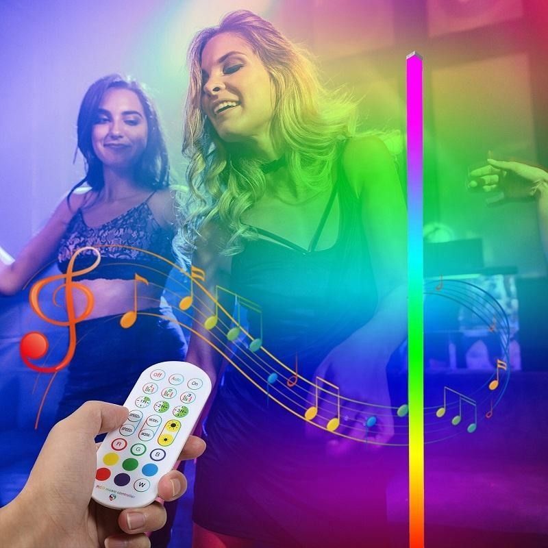 IP44 DC5V Magic Music LED Floor Ambient Light Strip com APP e controle remoto