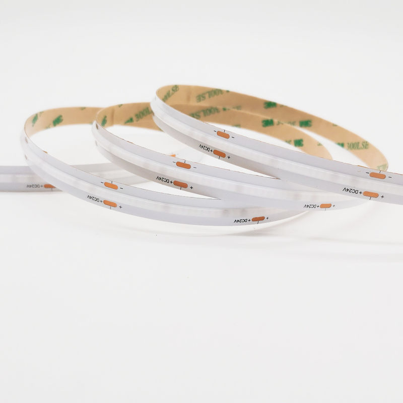 756 led RGB 10 mm Larga COB LED Strip Light Apoio direto Dimmer e amplo intervalo de tensão
