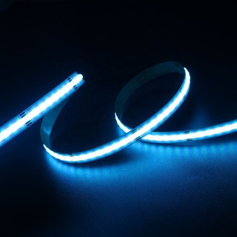 756 led RGB 10 mm Larga COB LED Strip Light Apoio direto Dimmer e amplo intervalo de tensão