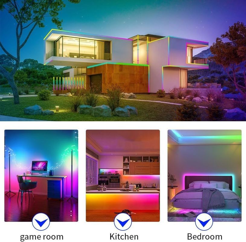 COB LED Linear Strip Light 21W/M 840leds/M DC24V Bom RGBWW RGBW RGBCCT 3000K 6000K