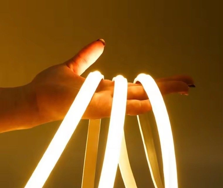 Lâmpada de banda LED COB à prova d'água 3000K 4000K 6500K 220V 110V Dimmer de suporte -45 50 Temperatura de trabalho