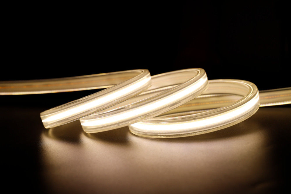 Alta Tensão Flexível COB LED Strip Light IP65 Impermeável 50M 100M por bobina com 30000 horas de vida útil e 80 CRI