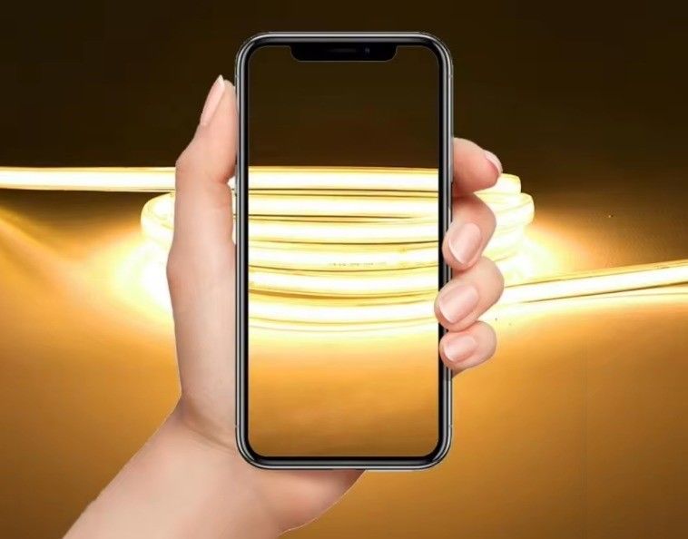 Luz de banda LED de alta tensão com conector e CRI Ra 80 70-80 lm/W Lâmpada Eficiência luminosa