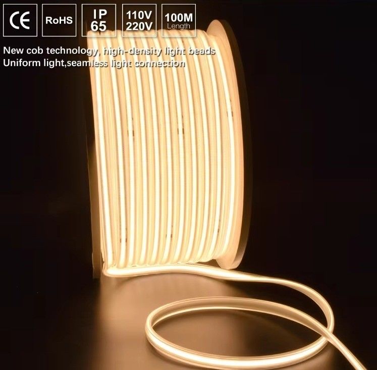 COB LED Strip Light Impermeável IP65 220V 110V 2- Temperatura de cor 2700K/3000K/4000K/6000K