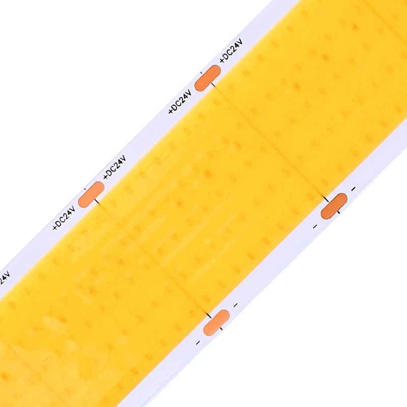 Super brilhante COB LED Strip 30mm Larga 1600Leds por metro CRI 90 Luz personalizada