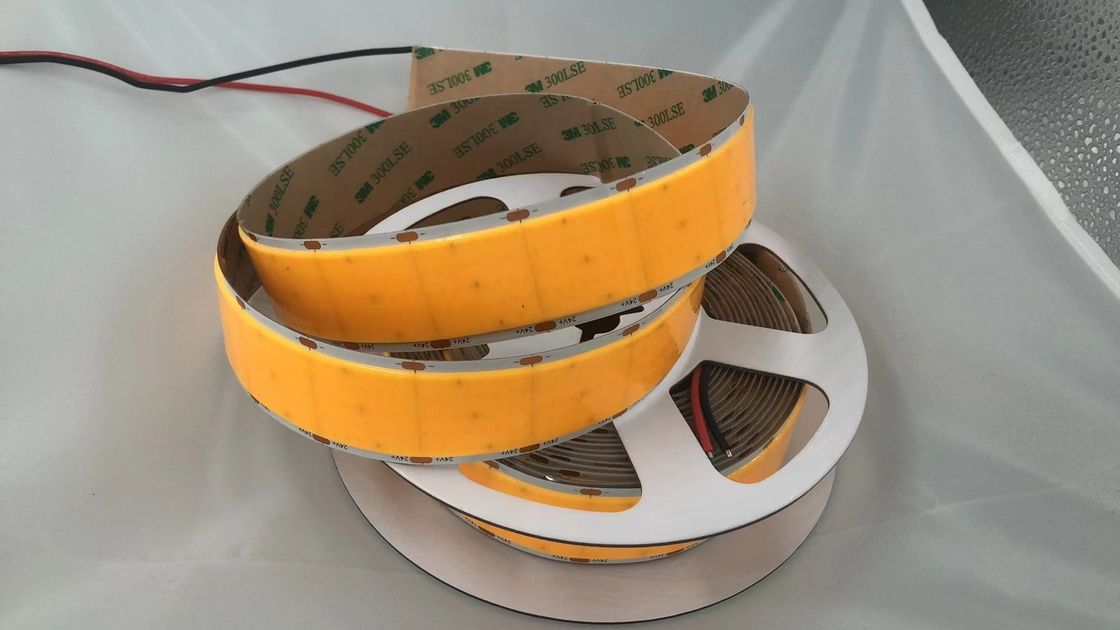 Super brilhante COB LED Strip 30mm Larga 1600Leds por metro CRI 90 Luz personalizada