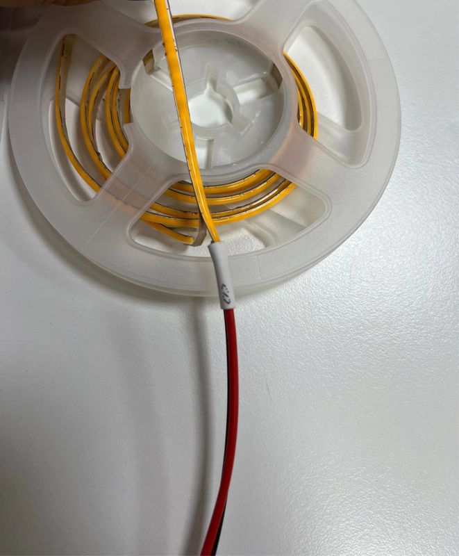 Super fina de 3 mm de largura de cobre PCB Cob Strips Luz para decoração de escritório exterior interior