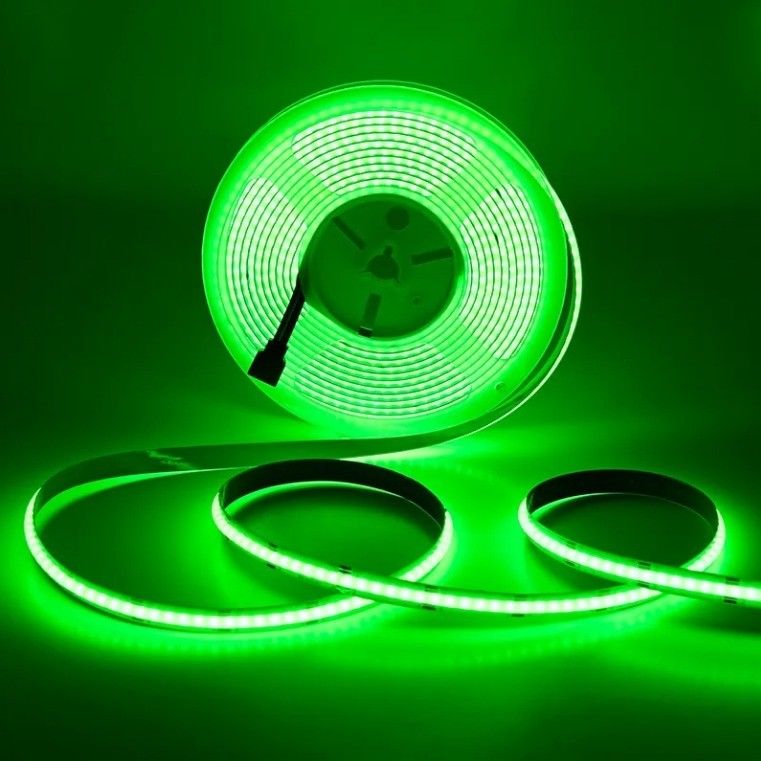 80lm/w 400leds/m Ultra Thin 5V 12V 24V IP20 White COB LED Light Strip 3mm 5mm Largura Branca Azul Vermelho Verde FCOB LED Strip